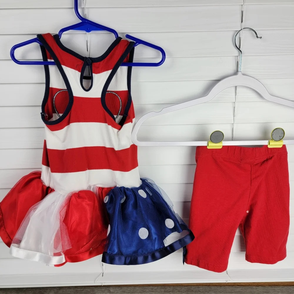 2T 2-piece Patriotic Dress and Pants Set